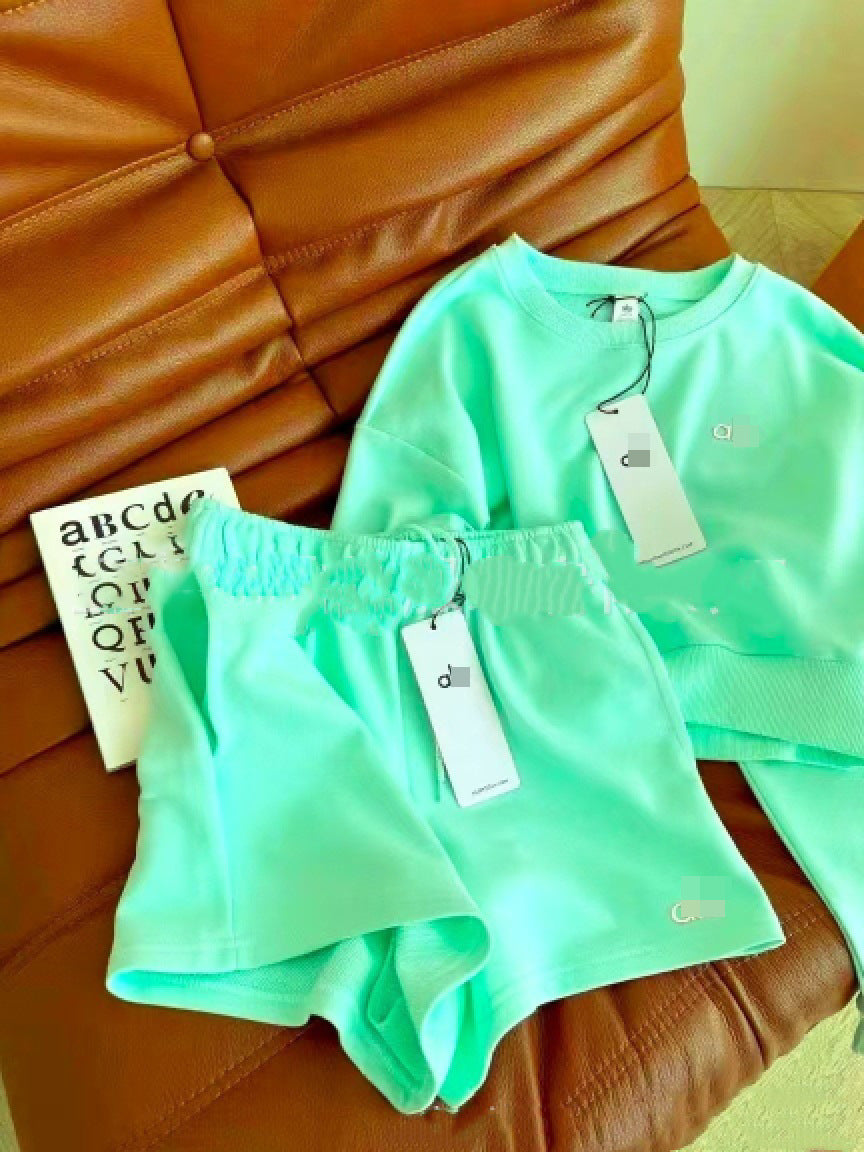 Women's & Men's Elastic Waist Sports Fashion Casual Suit