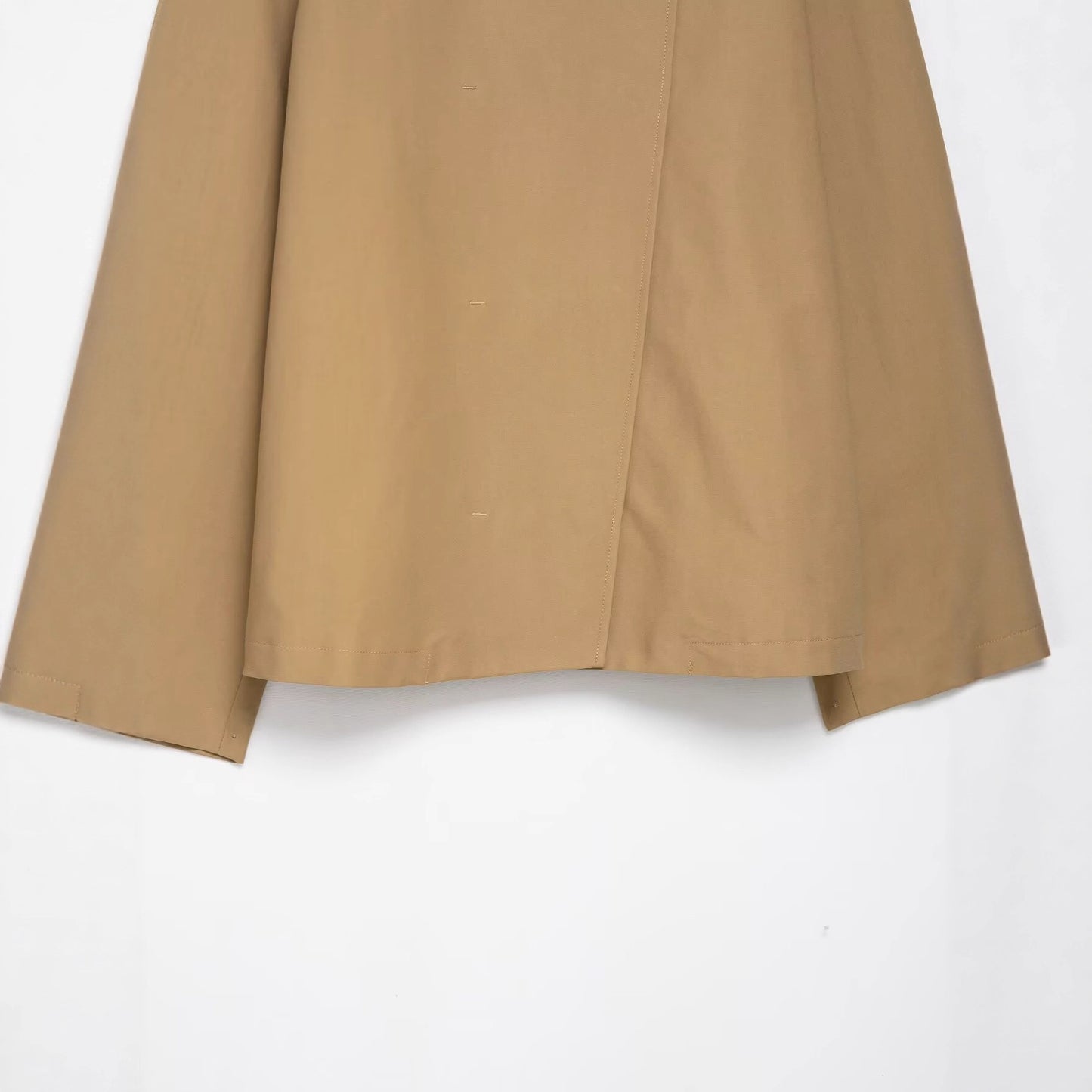 Autumn Simple Solid Color Loose Trench Coats