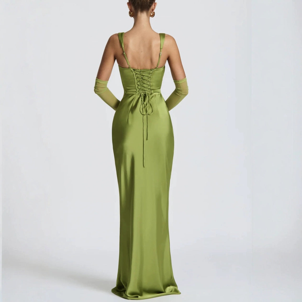 Women's Sexy Sleeveless Sling Solid Color Slim Dresses