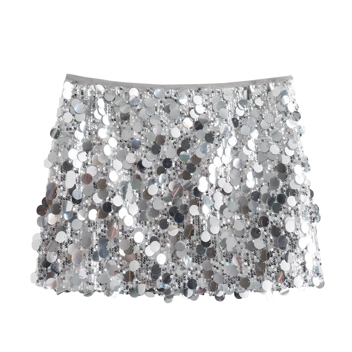 Women's Elegant Slightly Mature Fashion Festival Sequined Skirts