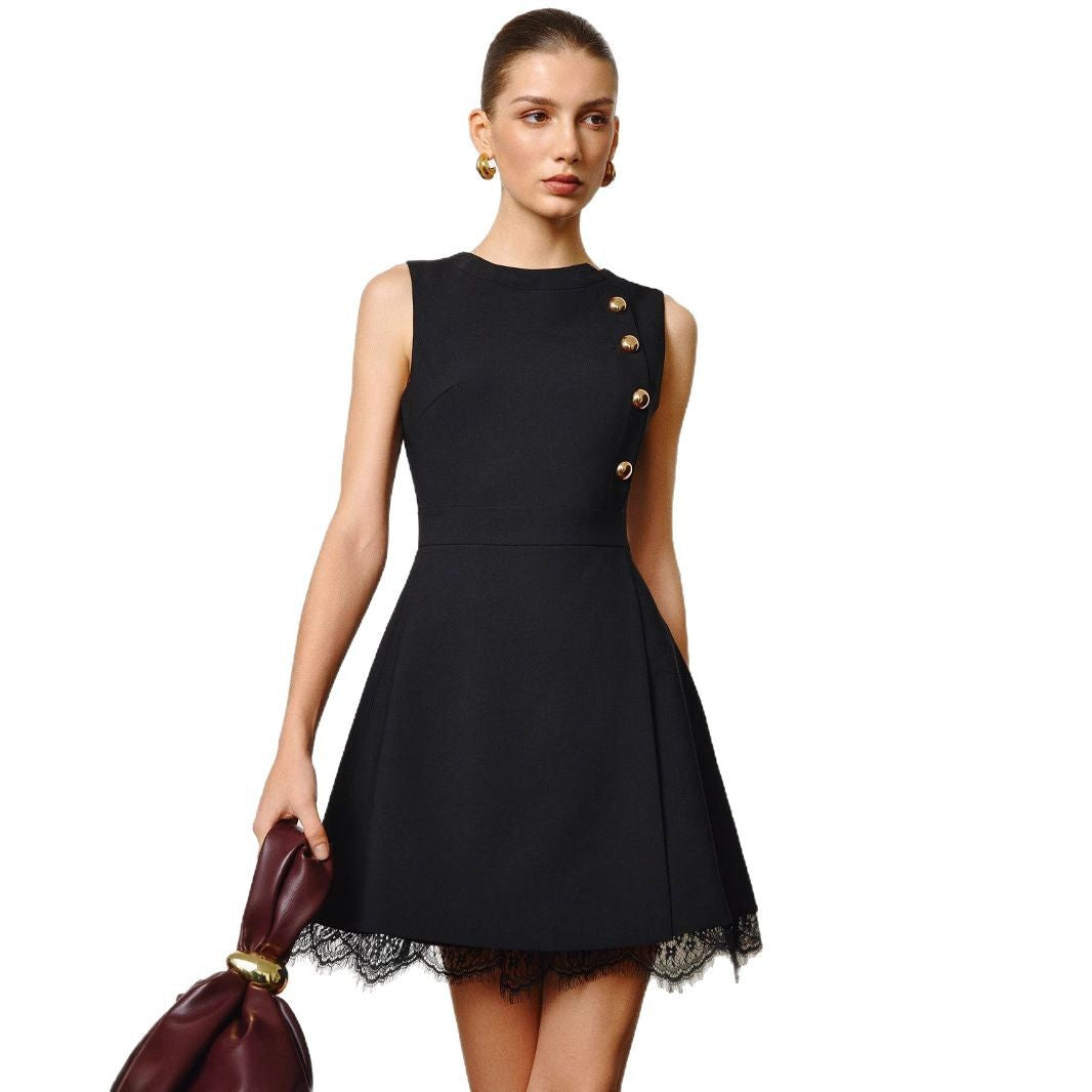 Women's Solid Color Sleeveless Casual Fashion Simple Dresses