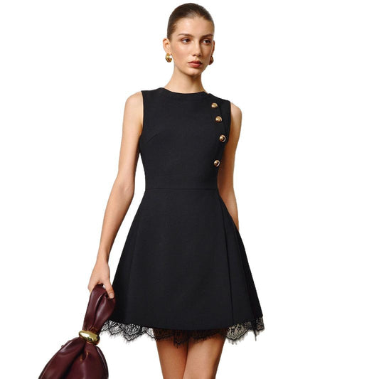 Women's Solid Color Sleeveless Casual Fashion Simple Dresses