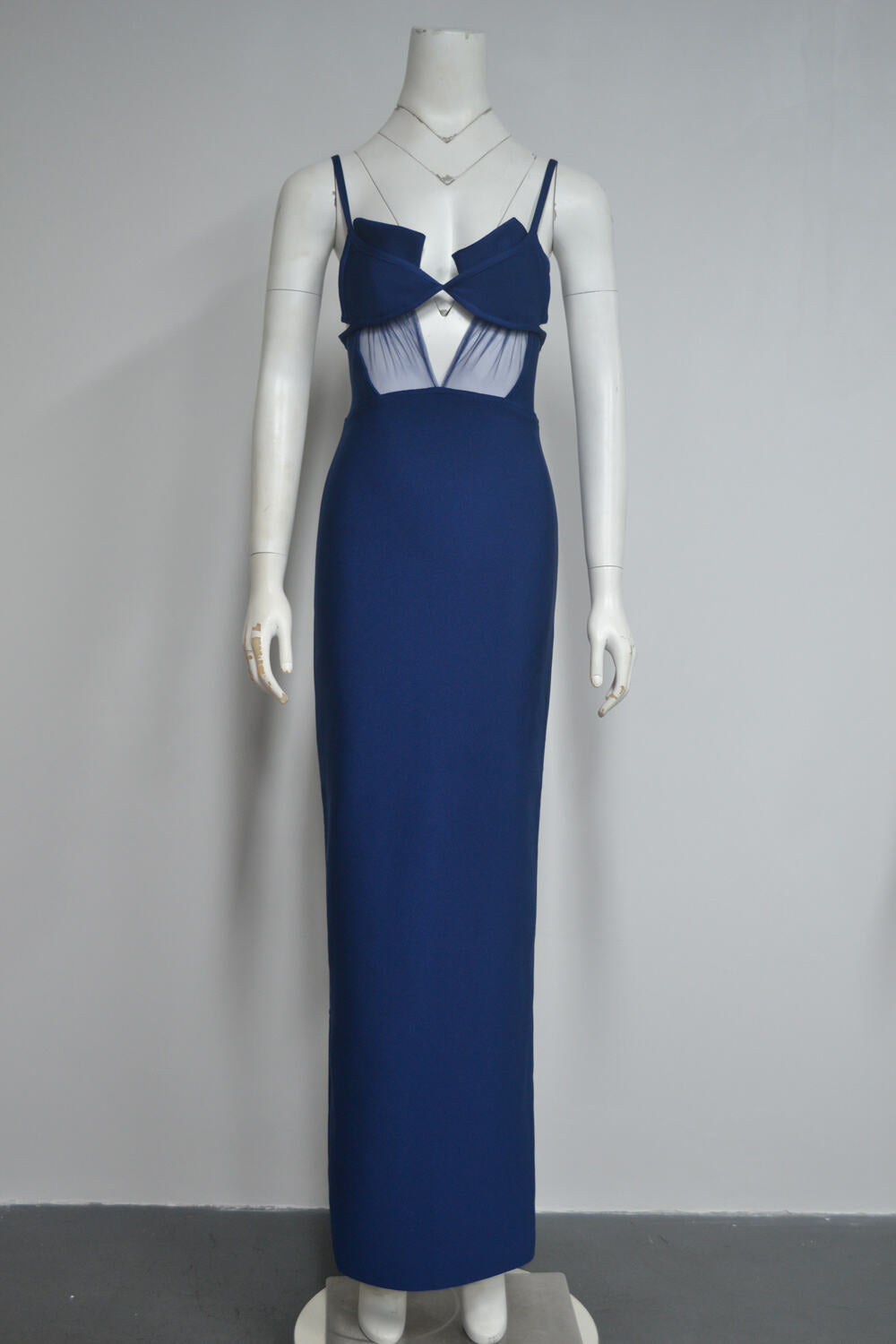 Women's Sling Sheath Slim Fit Long Black Dress