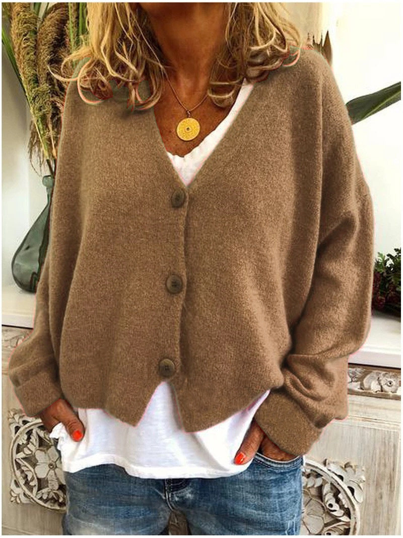 Women's Solid Color Long Sleeve For Sweaters