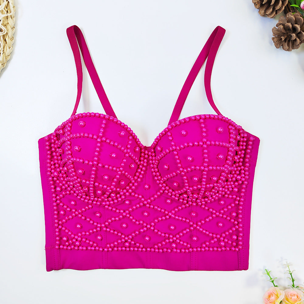 Women's Wear Beauty Back Exposed Navel Sexy Tube Tops