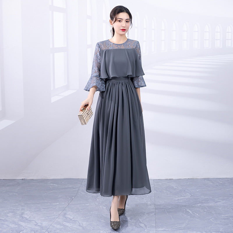 Gown Long Korean Style Banquet Dress Wedding Dresses