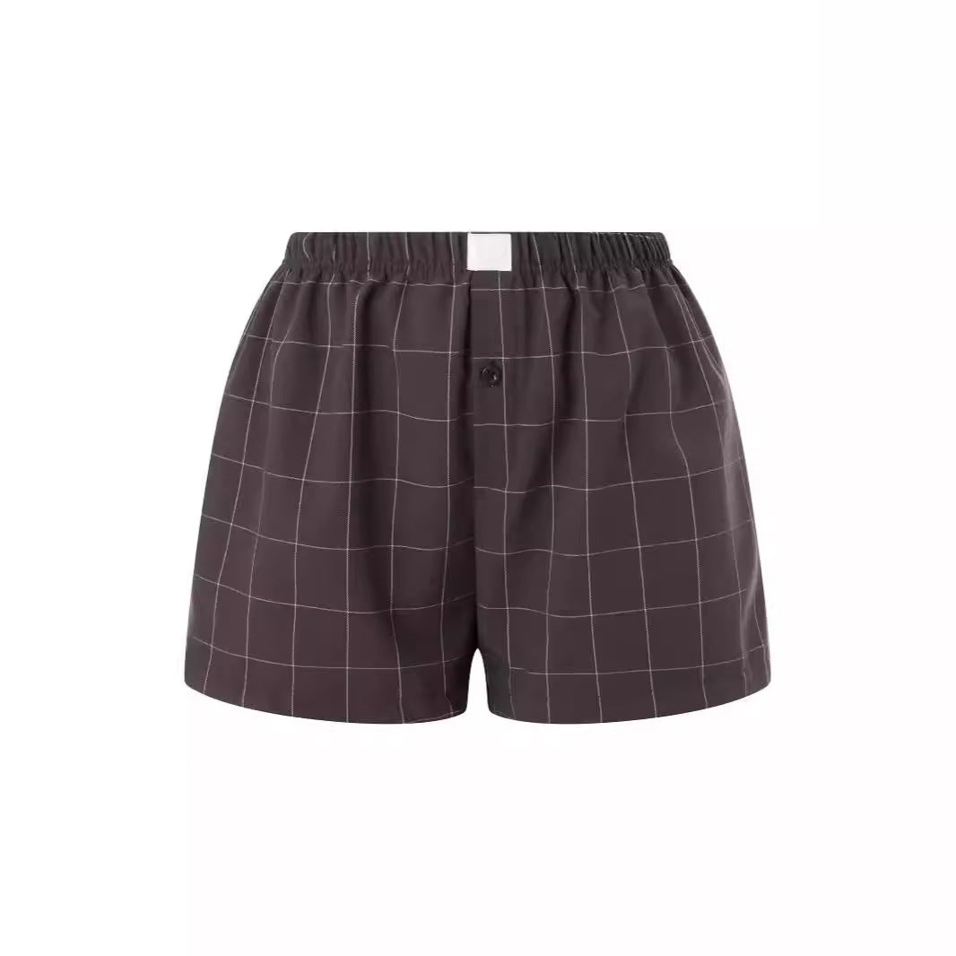 Women's Casual Comfortable High Waist Loose Wide Shorts