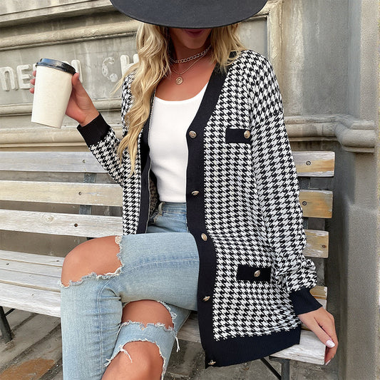 Women's Vintage Knitted Fashion Wear Mid-length For Sweaters