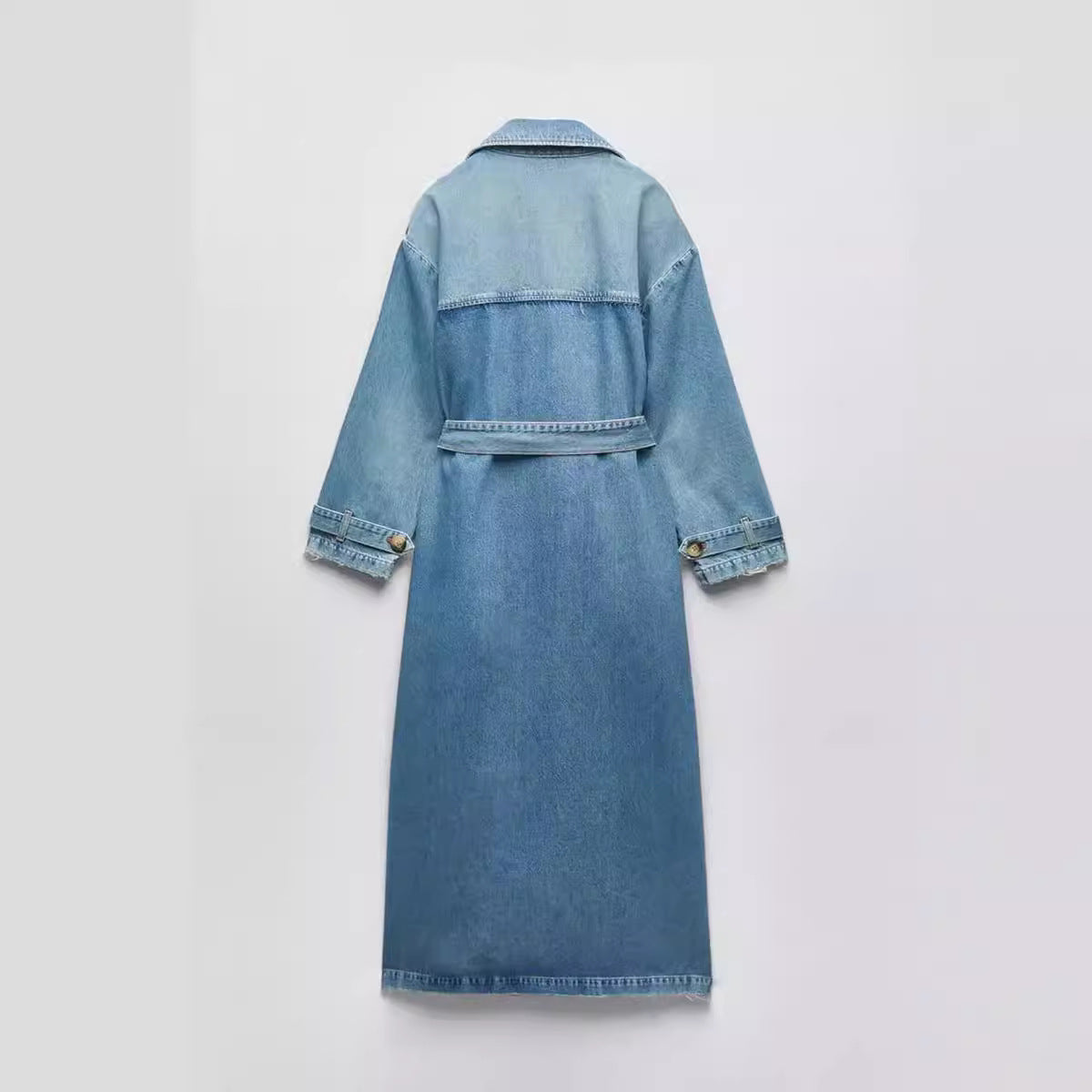 Double Breasted Belt Decorative Female Versatile Coats