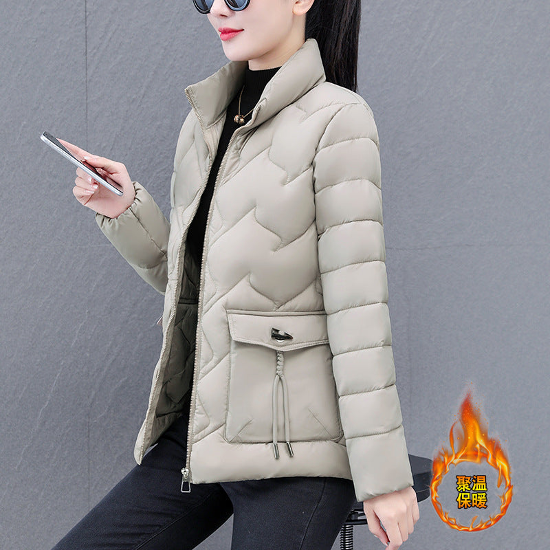 Women's Wadded Fashionable Stylish Small Thick Warm Coats