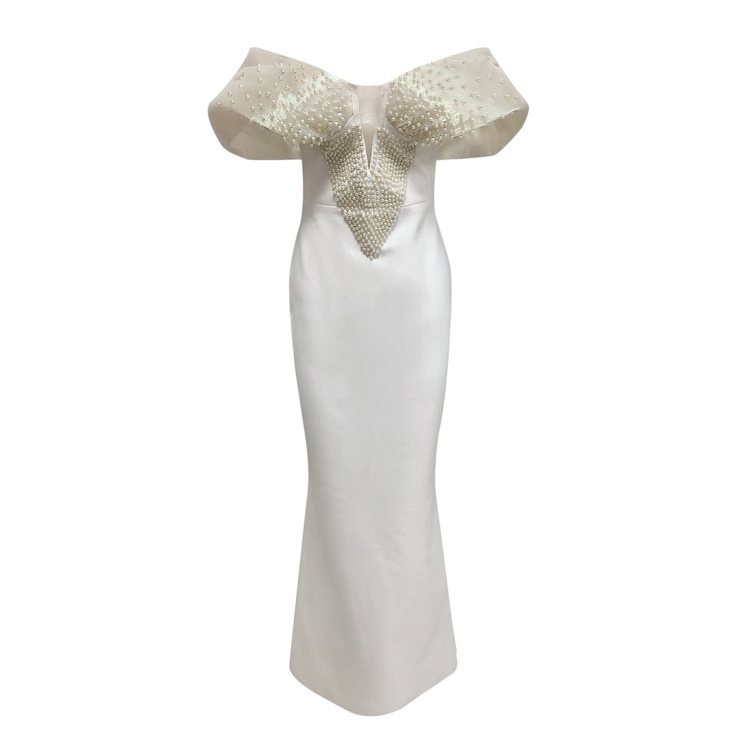 Women's Waist Shawl Fashion Dress Pearl Slimming Elegant Dresses
