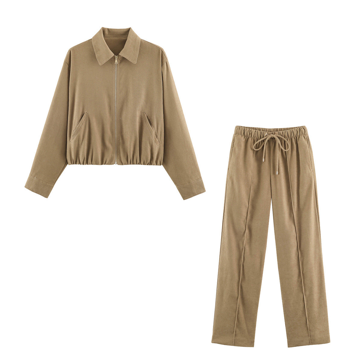 Unique Women's Autumn Collar Trousers For Fashion Casual Suit