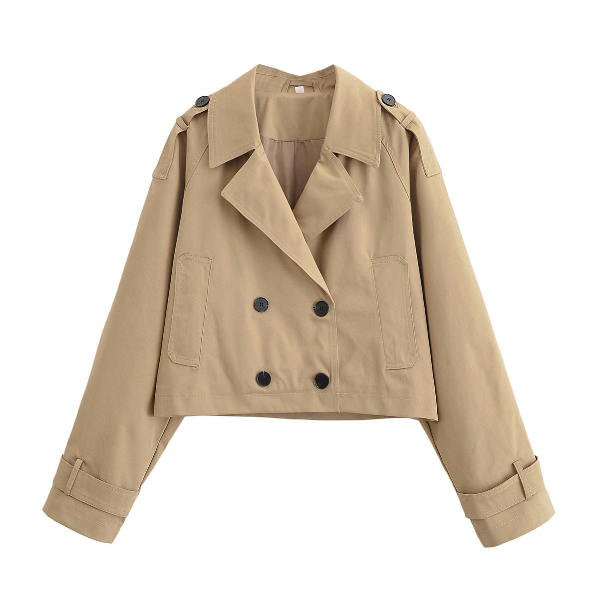 Women's Fashion Casual Street Lapel Trench Coats