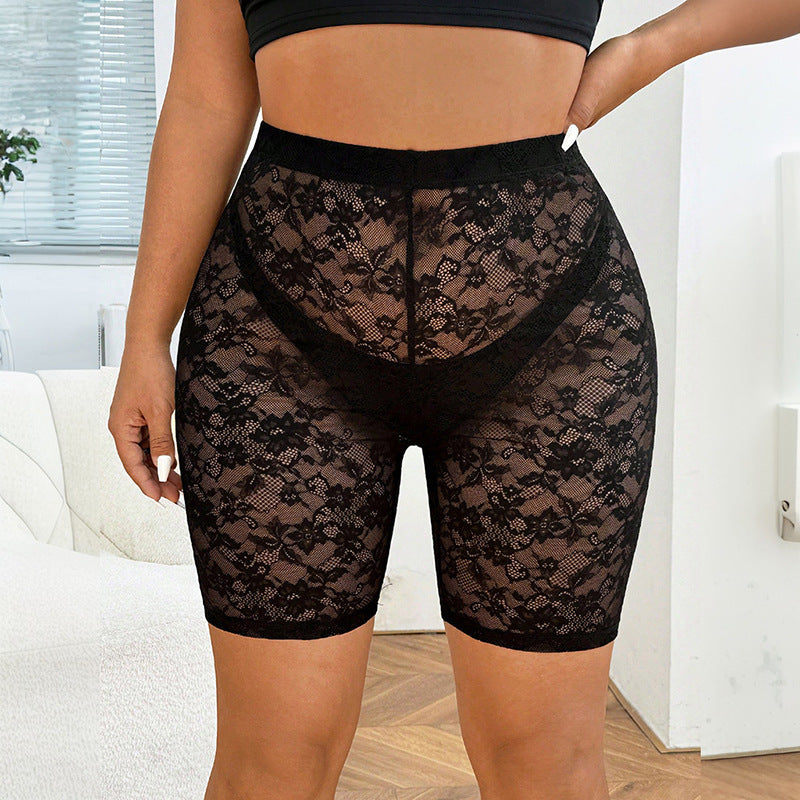 Women's Sexy Lace Small Plum Dance Hip Shorts