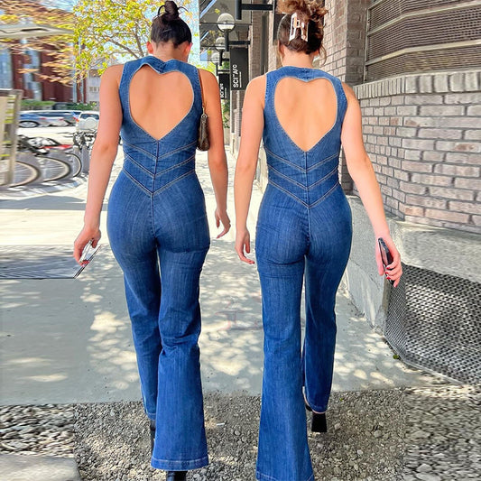 Women's Fashionable Street Graphy Retro Style High Pants