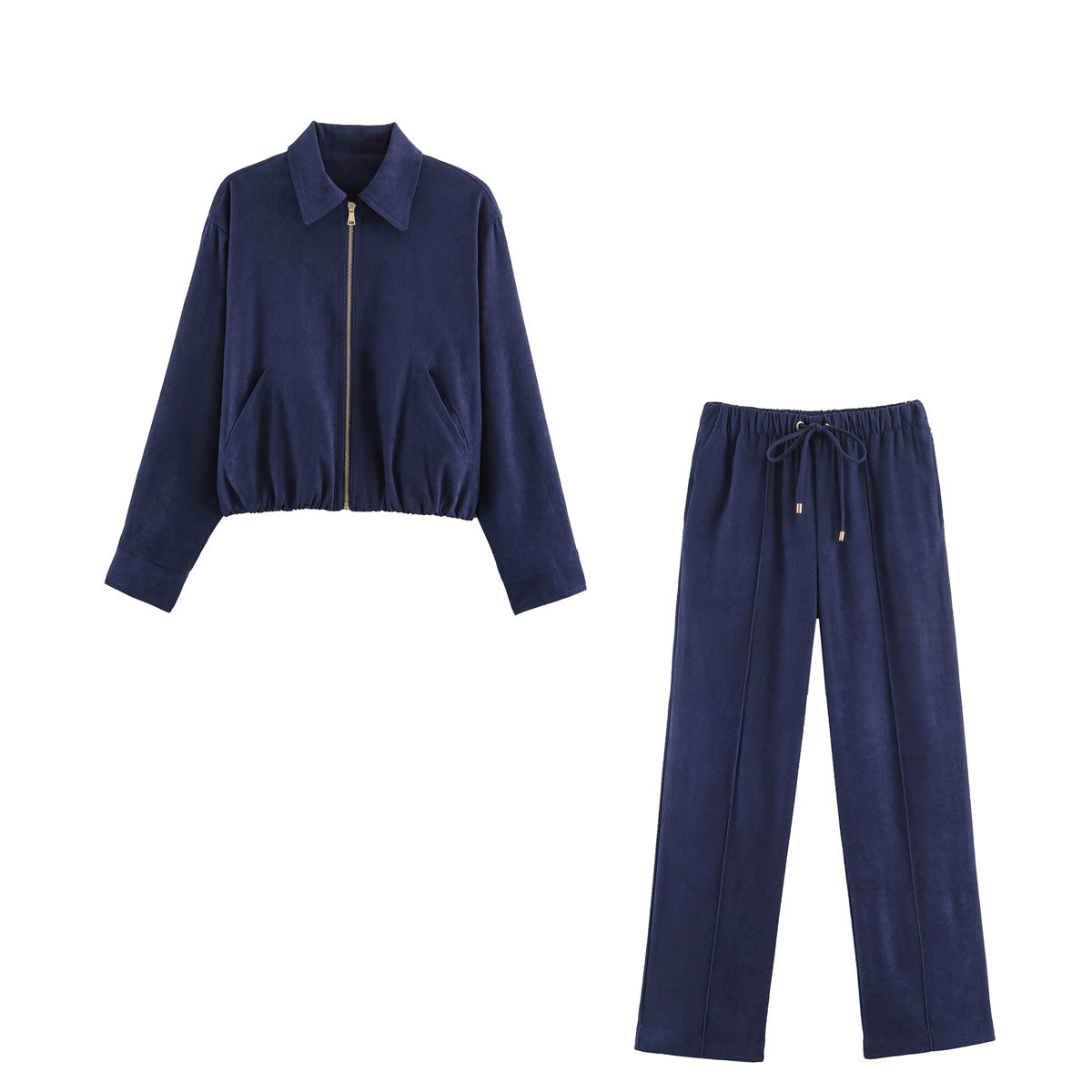 Unique Women's Autumn Collar Trousers For Fashion Casual Suit