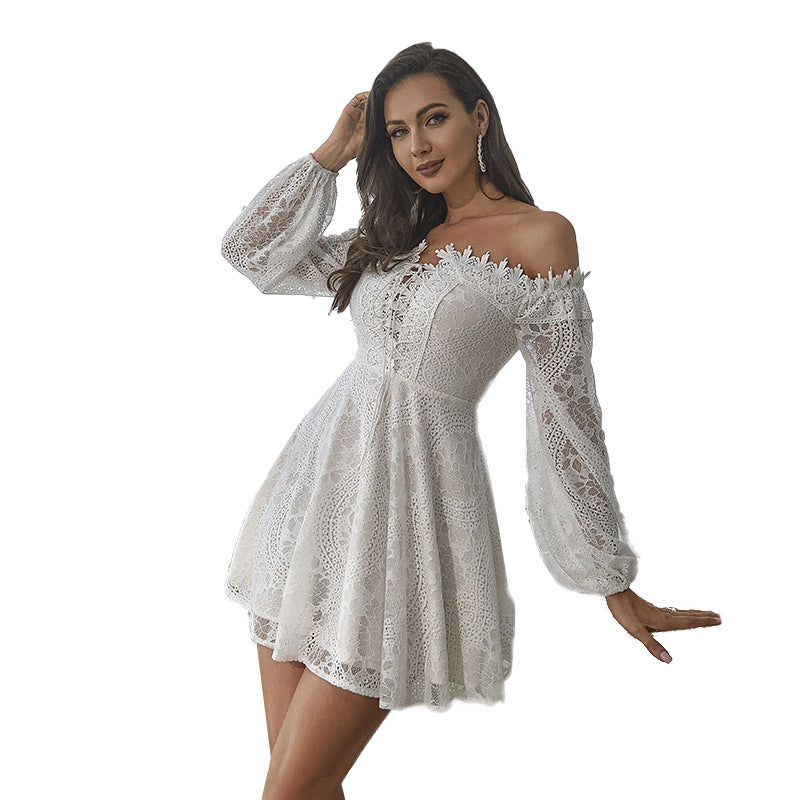 Dress Embroidered Lace Edge Sweet Beauty Shorts