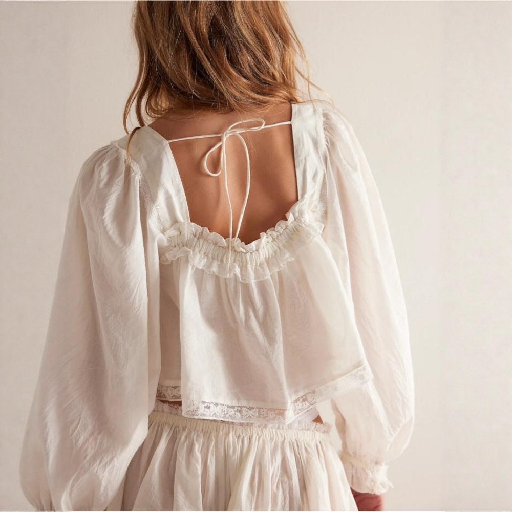 Sling Small Stitching Mid-length Dress Set Pajamas Fashion Casual Suit