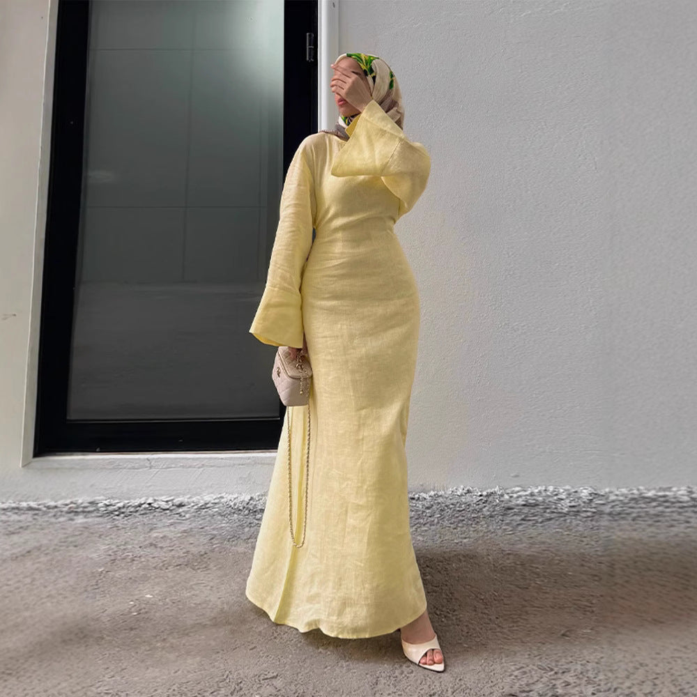 Women's Elegant Long Sleeve Dress Bell Dresses
