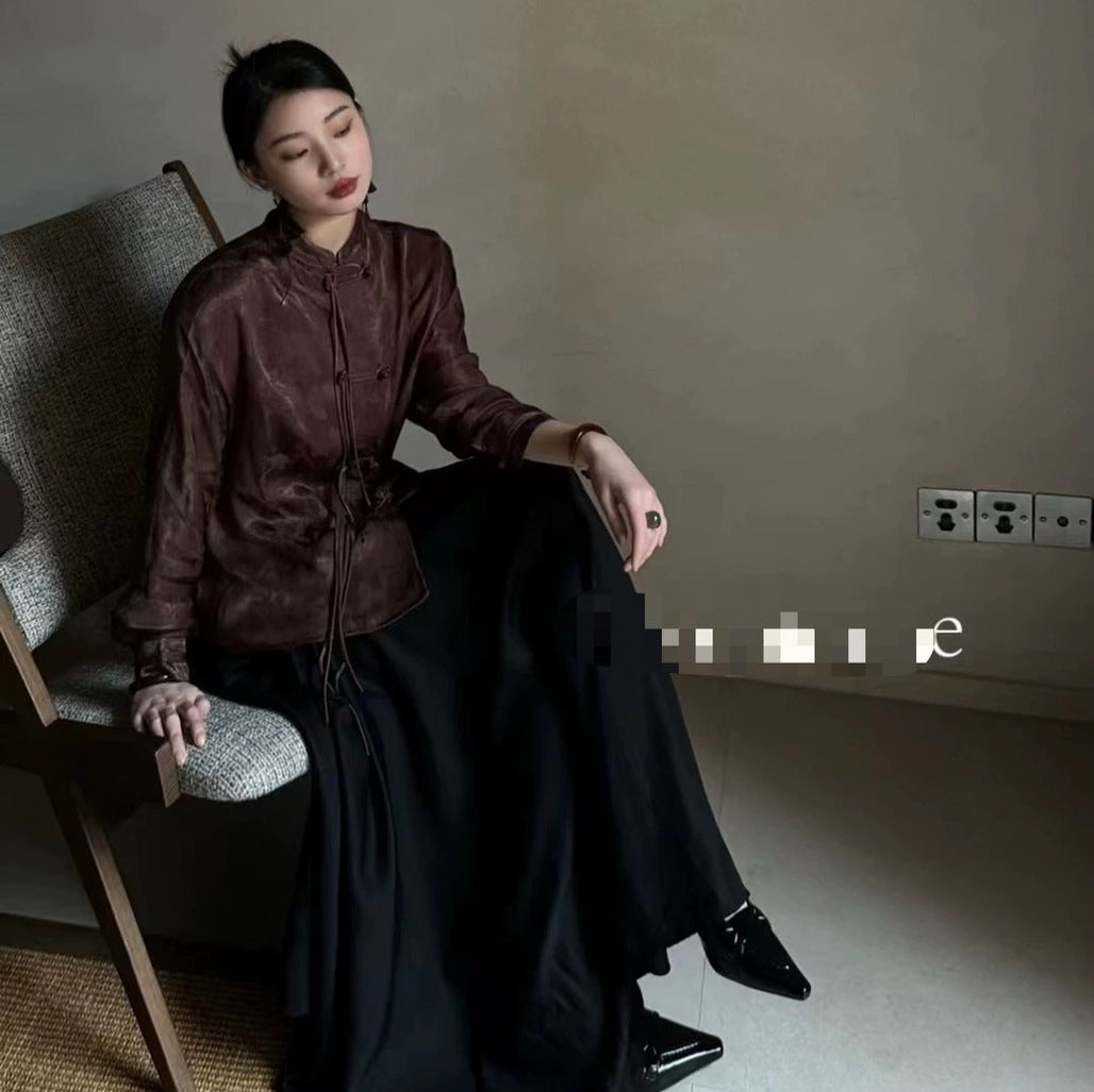 Rayon Cotton Linen Chinese Jacquard Light Dresses