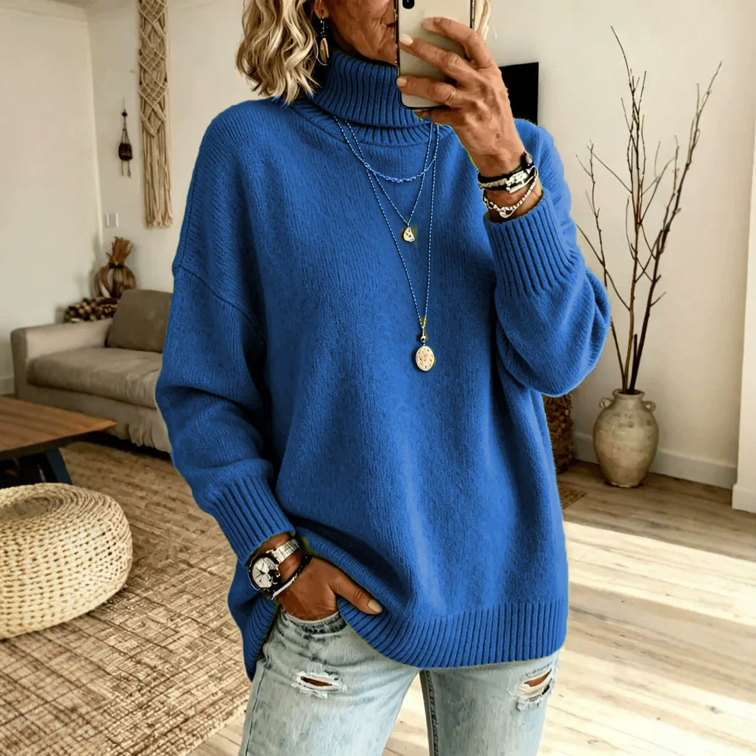 Women's Lazy Solid Color Elegant Split Loose Clothing
