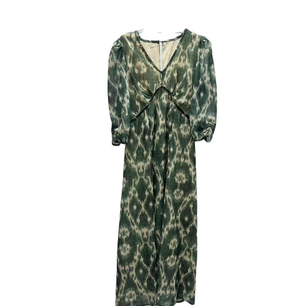 French Style Dress Silhouette Flower Sea Dresses