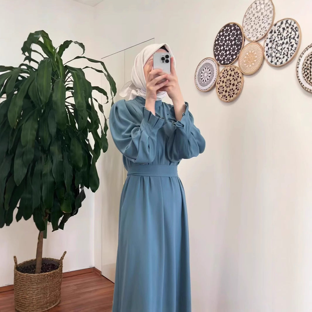 Women's Muslim Slim Temperament Robe Dress Dresses