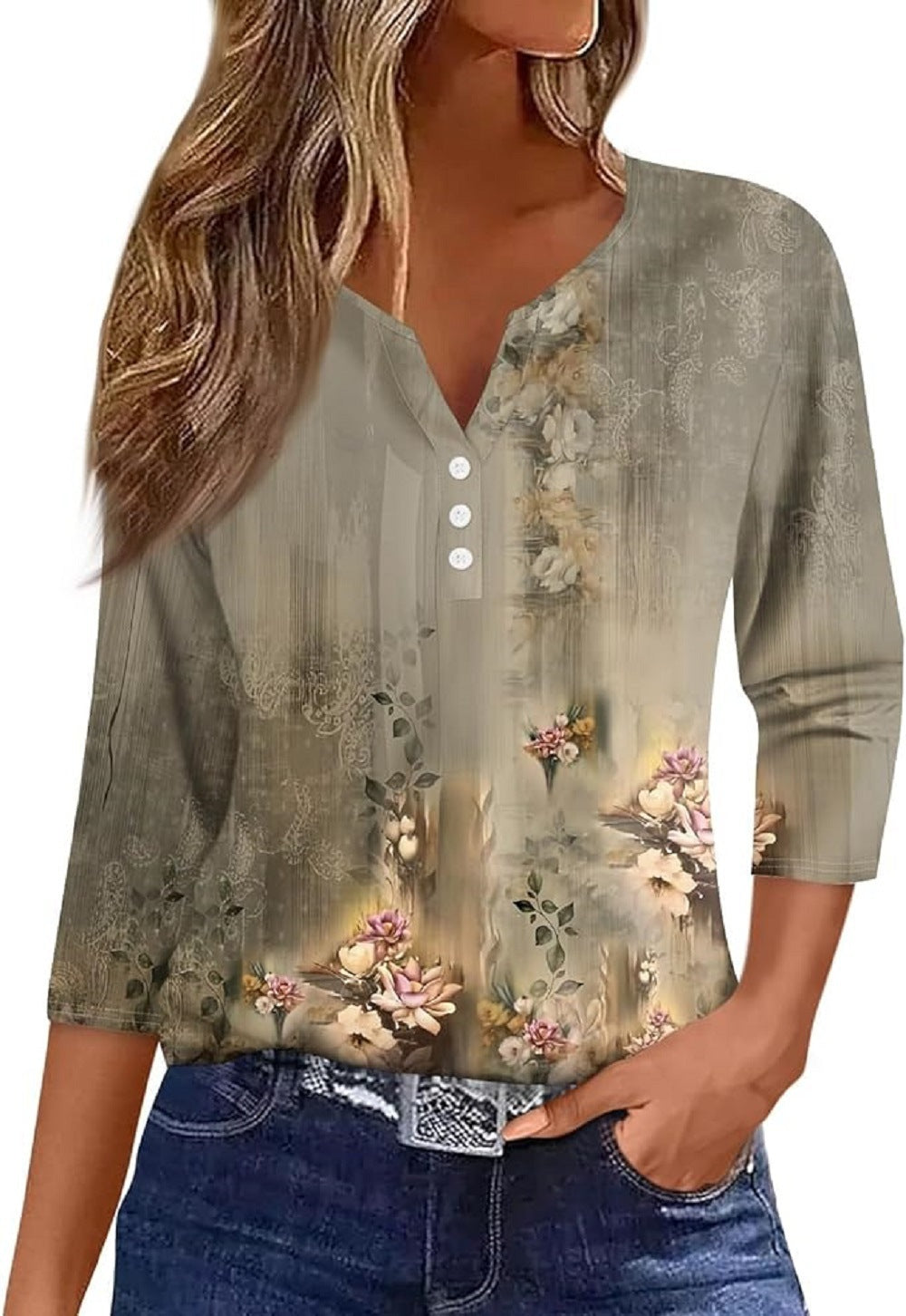 Women's New T-shirt Printed Short-sleeved Source Blouses