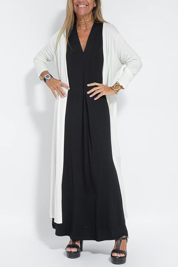 Women's Solid Color Pullover Dress Set Dresses