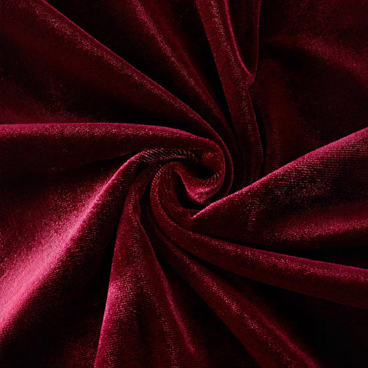 Light Luxury Dress Wine Red Veet Dresses