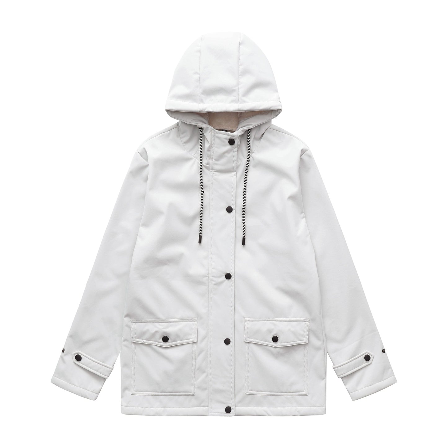 Women's Anorak Composite Fleece-lined Waterproof Long Sleeve Coats