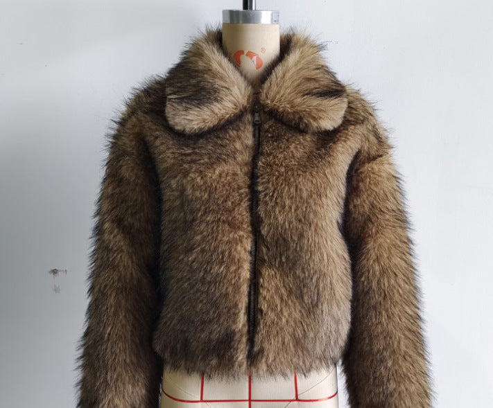 Women's Classy Cool Fashion Casual Fur Coats