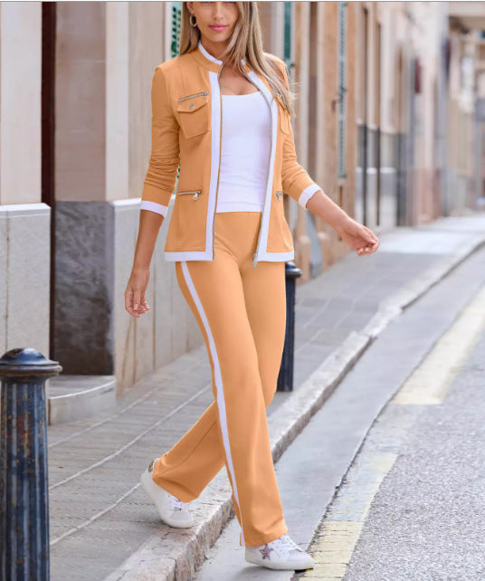 Women's Creative Fashion Casual Multicolor Set Clothing