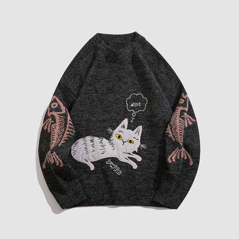 Women's & Men's & Street Gothic Autumn Pullover Knitwear