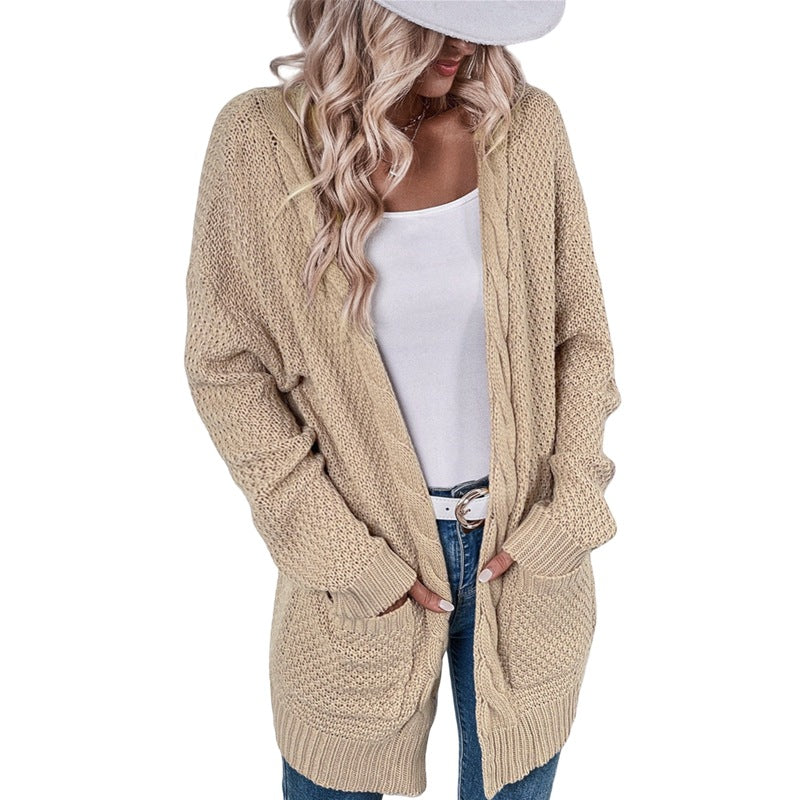 Beautiful Popular Glamorous Women's Twisted Rope Women's Sweater