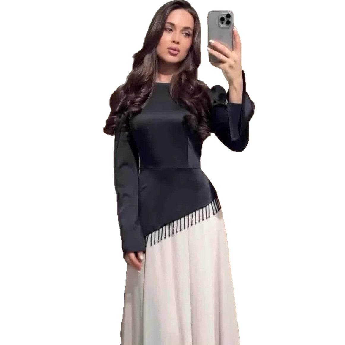 Women's Autumn Elegant Fashion Long Sleeve Maxi Dresses