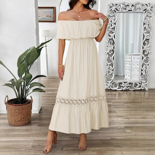 Women's Durable Holiday Casual Waist Dress Dresses