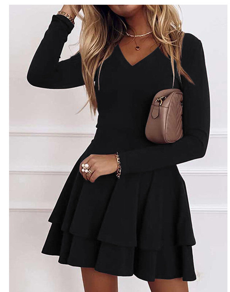 Women's Casual Dress Temperament Commute Cake Dresses