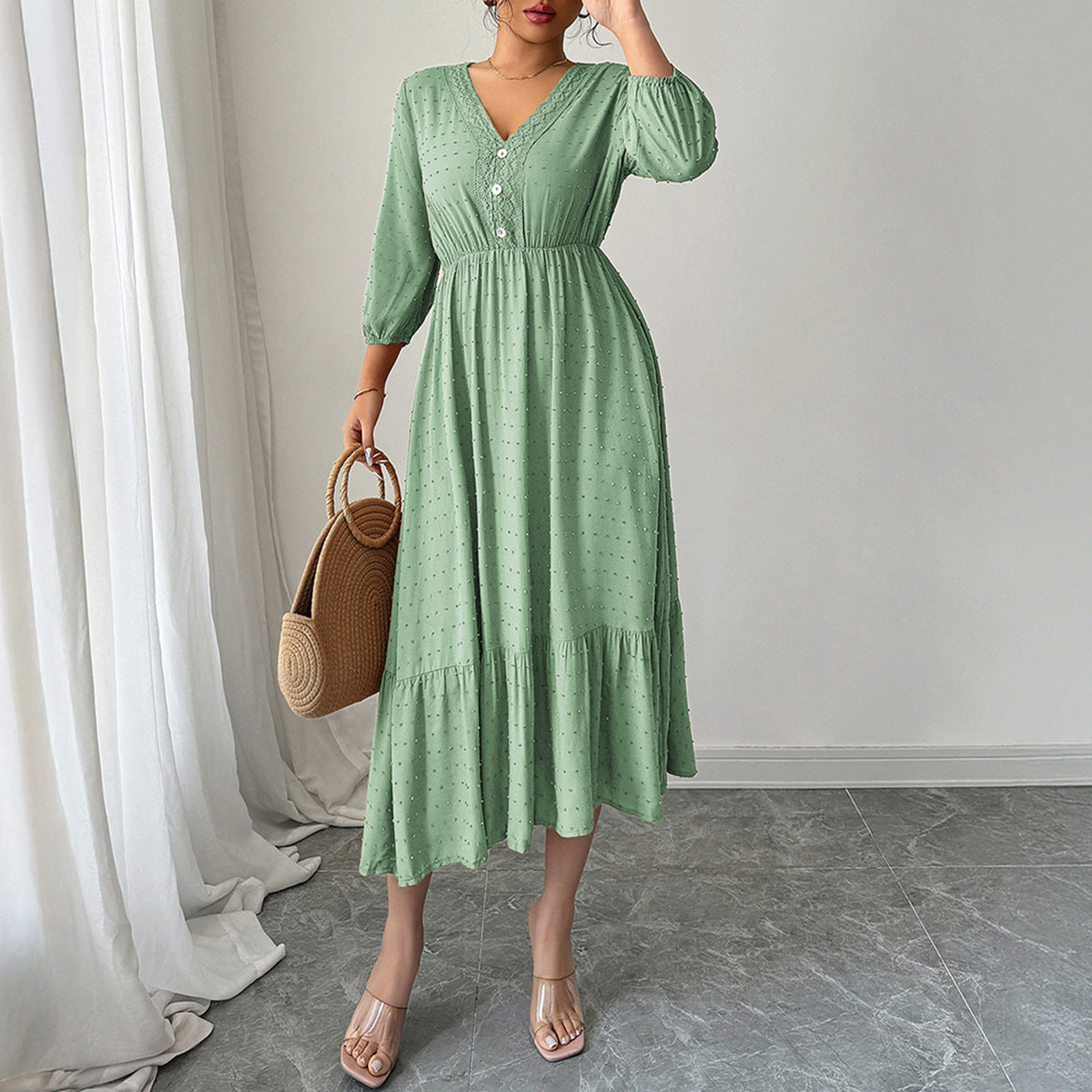 Comfortable Women's Casual Holiday Fashion Long Dress