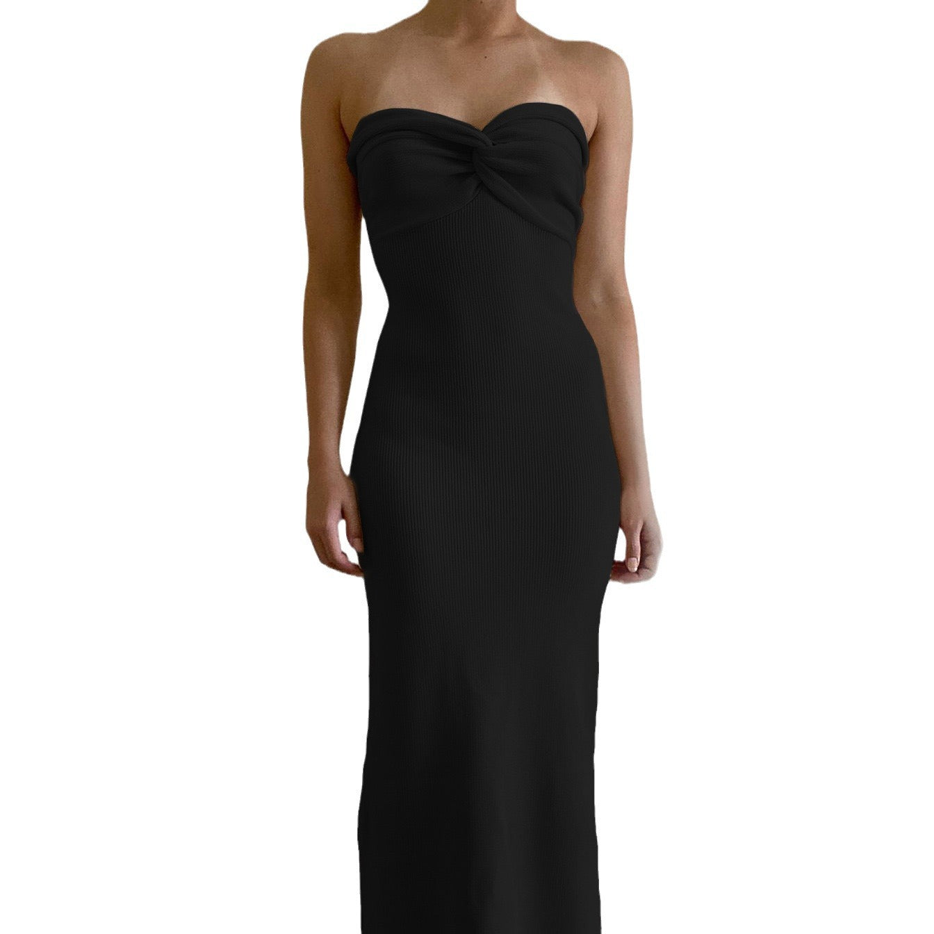 Hot Knitted Twist Fashion Sexy Wool Dresses