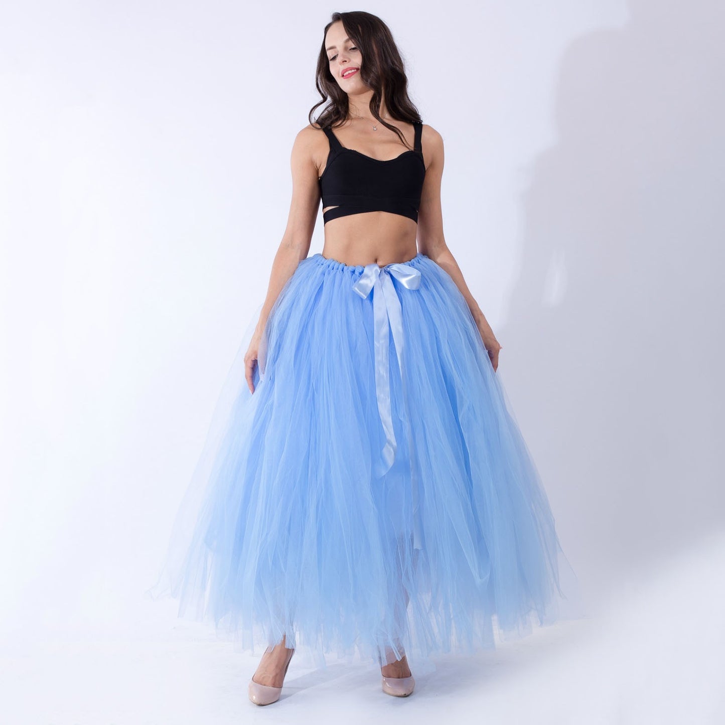 Gauze Hula Performance Grapy Patchwork Assorted Wedding Dresses