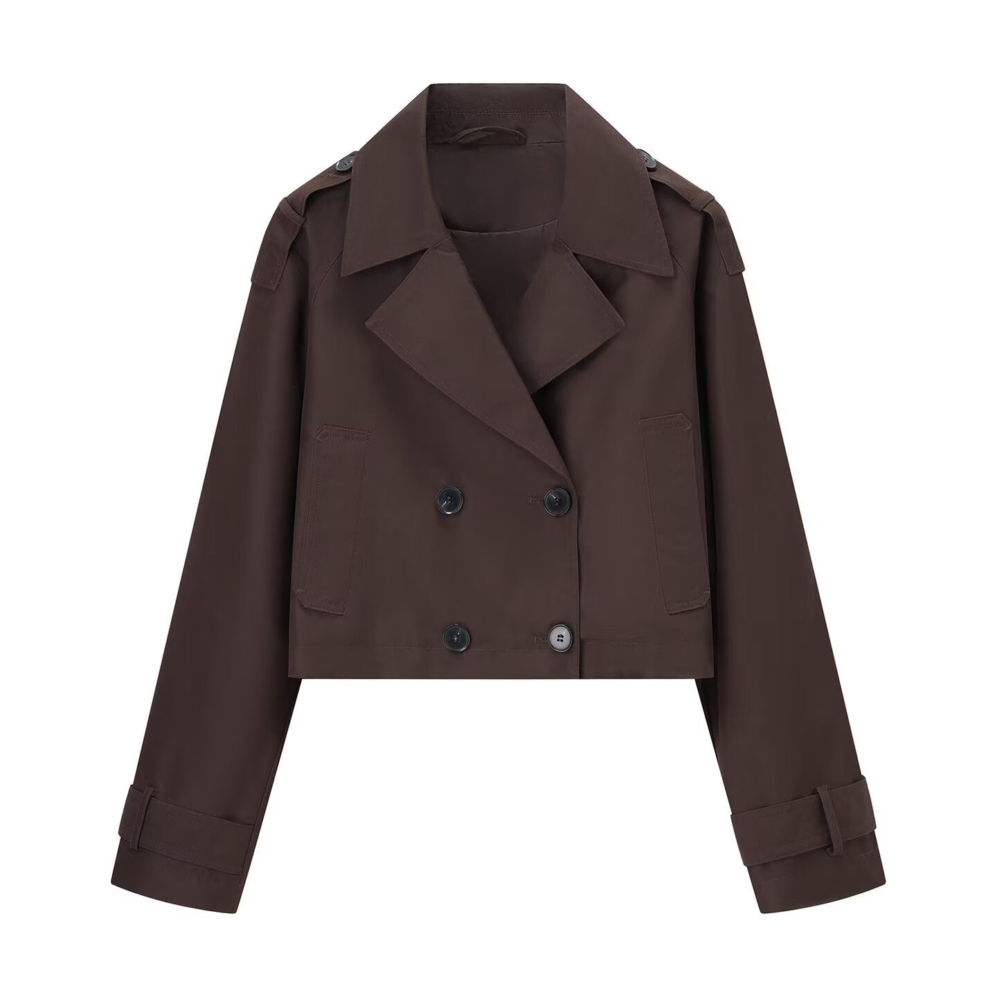 Autumn Double Breasted Lapel Fashion Trench Coats