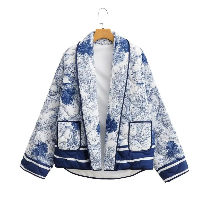 Women's Glamorous Popular Trendy Printed Fashion Coats
