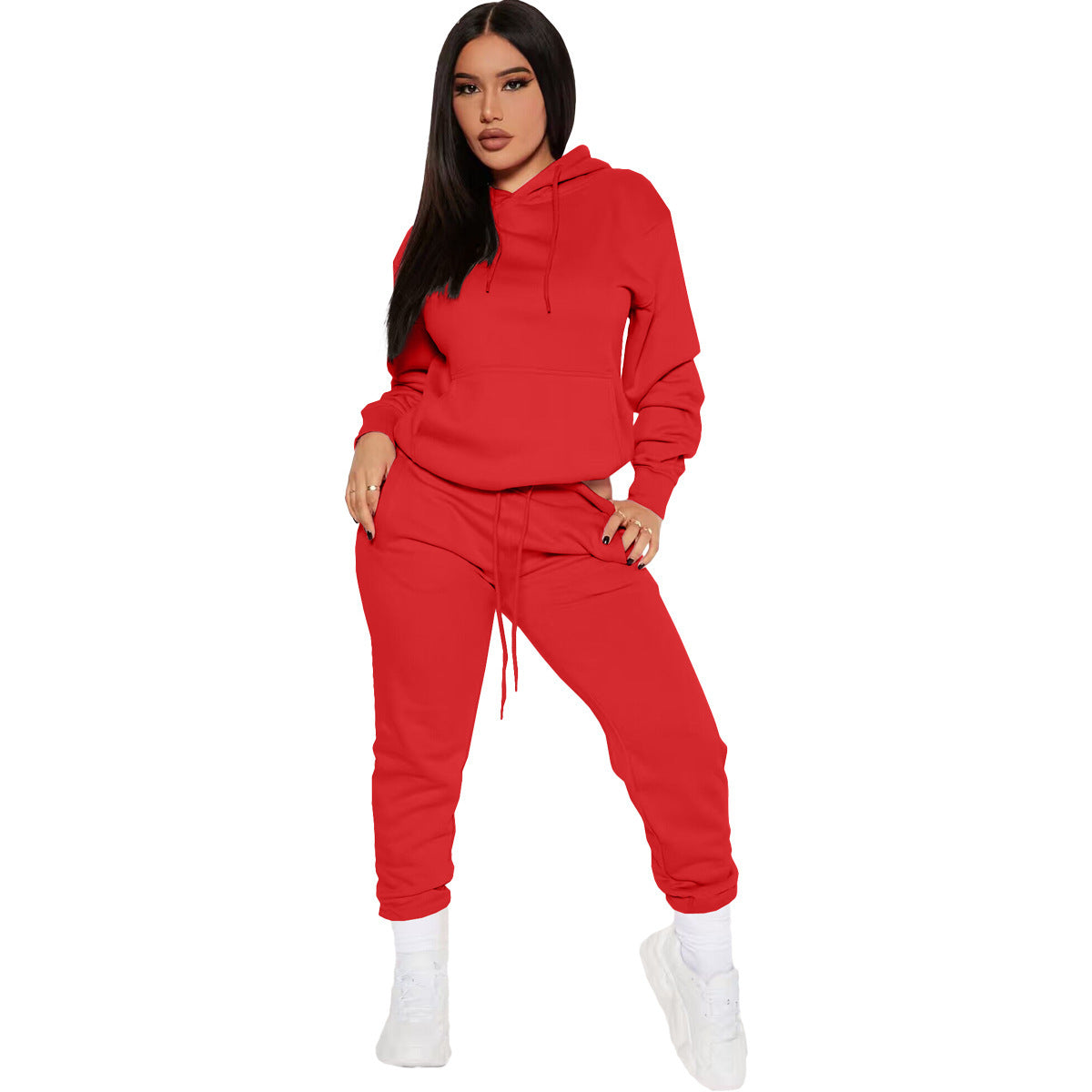Charming Comfortable Women's Sports Hooded Pullover Sweaters