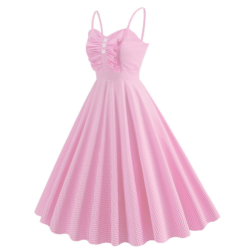 Youth Wear Princess Style Ruffled Vacation Dress