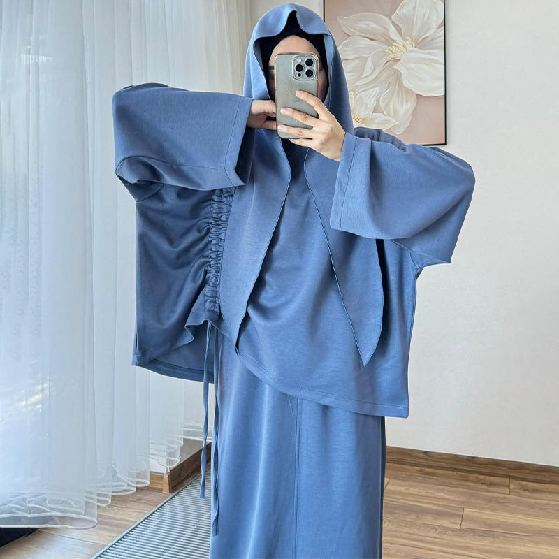 Women's Spring Solid Color Long Sleeve Peplum Suits