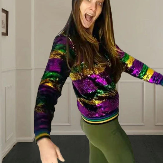 Casual Sequin Sequined Long Sleeve Lively Coats
