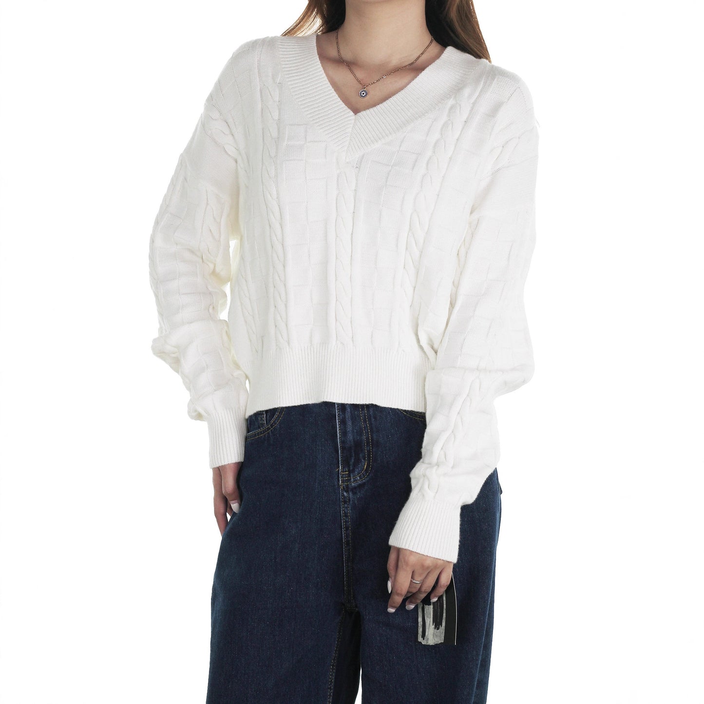 Innovative Elegant Classic Long Sleeve Pullover Women's Sweater