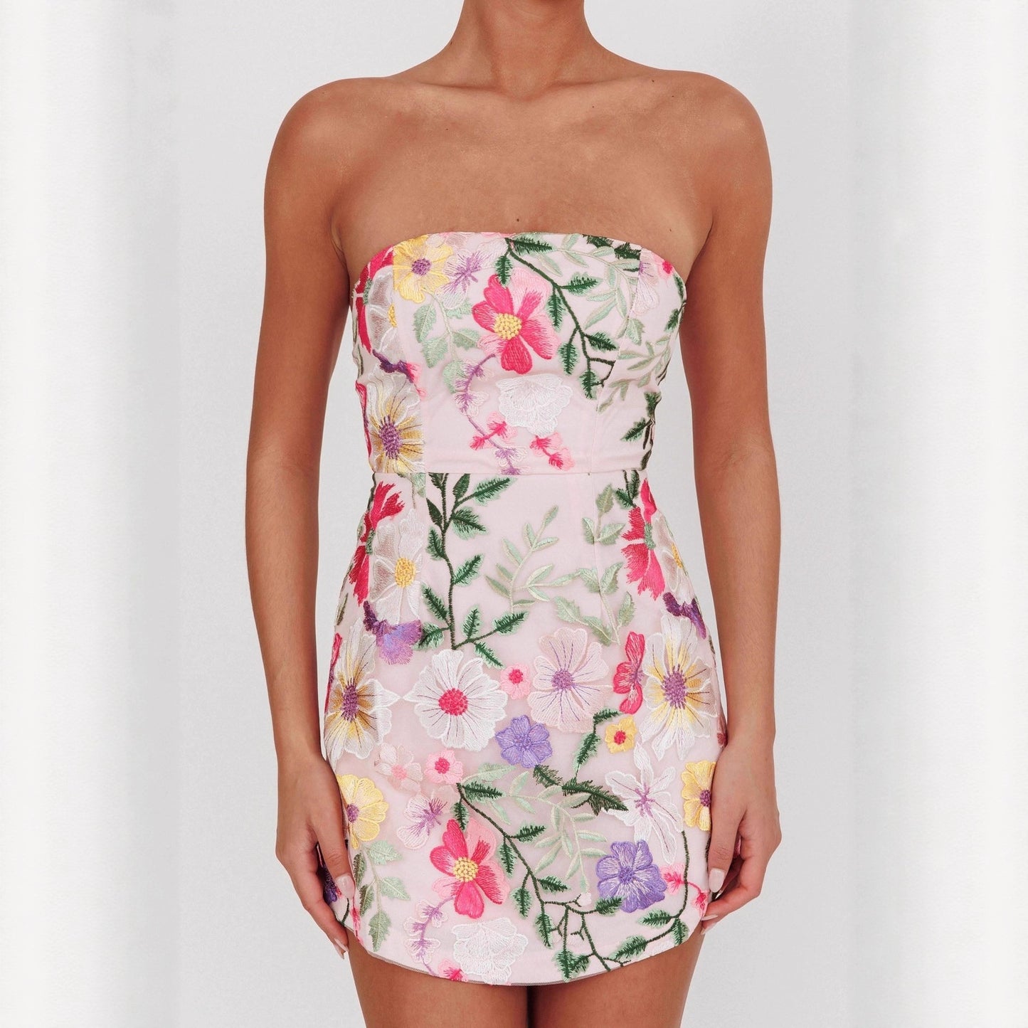 Women's Dress Slim Fit Bandeau Sling Niche Dresses