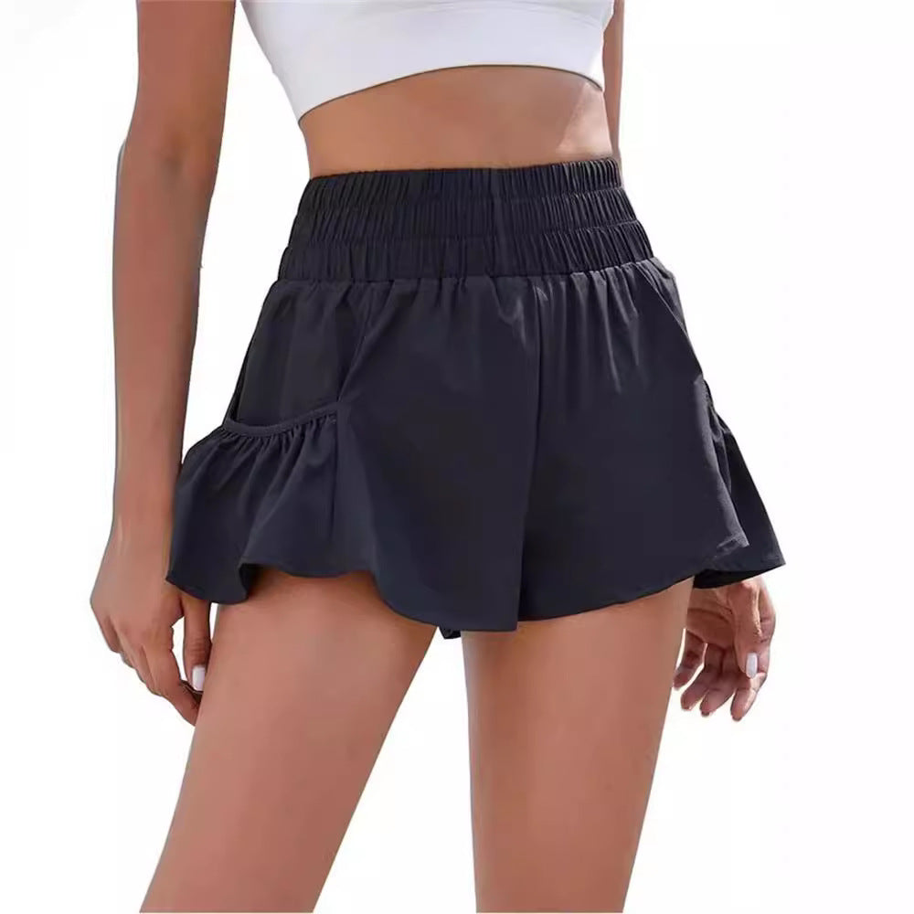 Women's Sports Breathable High Waist Fitness Running Shorts